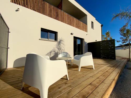 Balkon/terasa, Les Loges de la Mer - Pérols (Les Loges de la Mer - Perols) in Perols Balkon/terasa, Les Loges de la Mer - Pérols (Les Loges de la Mer - Perols) in Perols