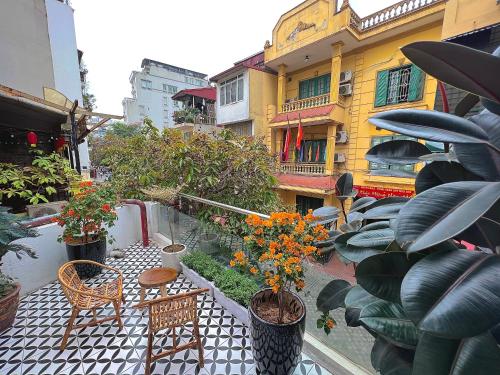 Balcony/terrace, Hanoi Memory Legends Hotel in Hoan Kiem District Balcony/terrace, Hanoi Memory Legends Hotel in Hoan Kiem District