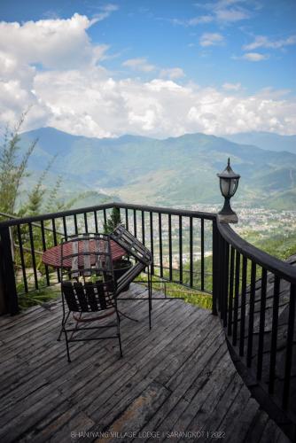 Balcony/terrace, Bhanjyang Village Lodge in Pokhara Balcony/terrace, Bhanjyang Village Lodge in Pokhara