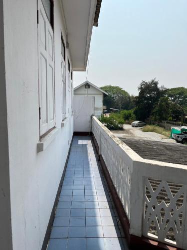 Balcony/terrace, Herritage Piman since 1940 in Sankampaeng Balcony/terrace, Herritage Piman since 1940 in Sankampaeng