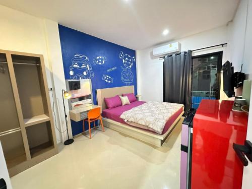 Bed, โรงแรมมานอนกัน in Kranuan Bed, โรงแรมมานอนกัน in Kranuan