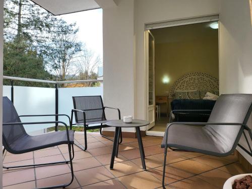 Balcó/terrassa, Apartaments Font del Cirerer in Sant Hilari Sacalm Balcó/terrassa, Apartaments Font del Cirerer in Sant Hilari Sacalm