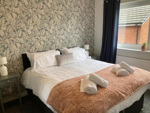 lůžko, Modern cosy home sleeps 6 with parking nr Preston in Chorley lůžko, Modern cosy home sleeps 6 with parking nr Preston in Chorley