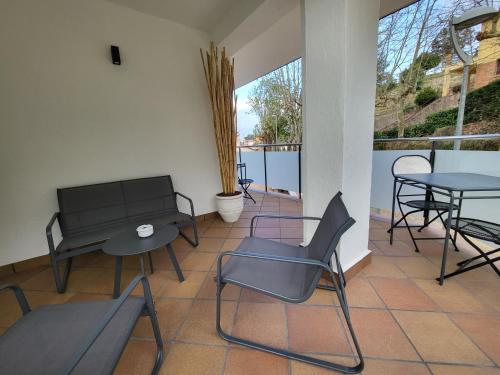Balcó/terrassa, Apartaments Font del Cirerer in Sant Hilari Sacalm Balcó/terrassa, Apartaments Font del Cirerer in Sant Hilari Sacalm