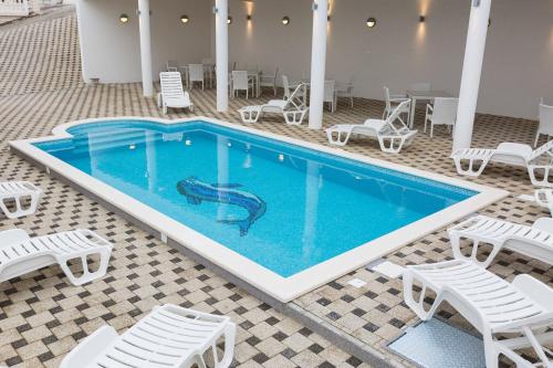 Piscină, Apartment in Okrug Donji with sea view, balcony, air conditioning, WiFi 5166-4 in Okrug Gornji Piscină, Apartment in Okrug Donji with sea view, balcony, air conditioning, WiFi 5166-4 in Okrug Gornji