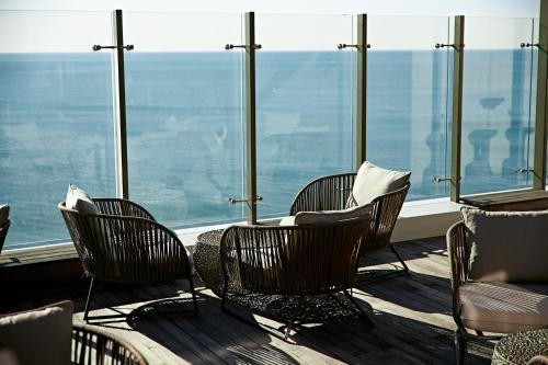 阳台/露台, Miramare Magnetic Beach Hotel in 科布列季 阳台/露台, Miramare Magnetic Beach Hotel in 科布列季