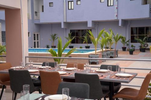 陽台/露台, HOTEL DIALALI in 努瓦克肖特 陽台/露台, HOTEL DIALALI in 努瓦克肖特