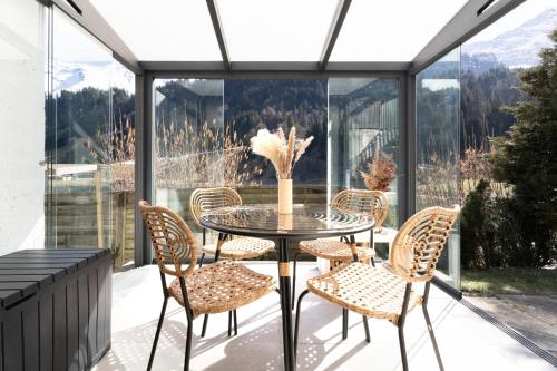 Balcony/terrace, Hotel Central in Engelberg Balcony/terrace, Hotel Central in Engelberg