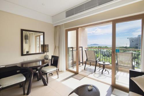 Erkély/terasz, Howard Johnson by Wyndham Resort Sanya Bay in Sanya Öböl Erkély/terasz, Howard Johnson by Wyndham Resort Sanya Bay in Sanya Öböl