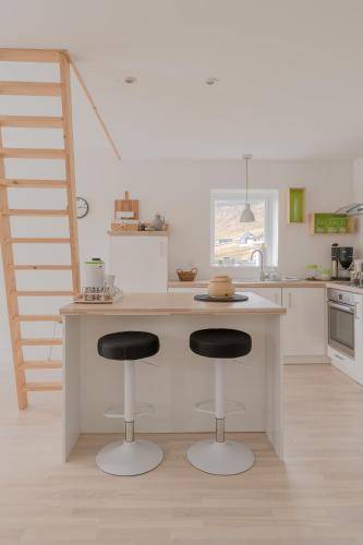 מטבח, Waterfront retreat - 2 BR Boathouse in Hósvík מטבח, Waterfront retreat - 2 BR Boathouse in Hósvík