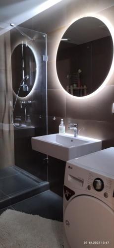 Bathroom, Center City Apartment III in Nitra Bathroom, Center City Apartment III in Nitra