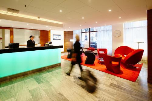 Lobby, ProfilHotels Savoy in Jonkoping City Center Lobby, ProfilHotels Savoy in Jonkoping City Center