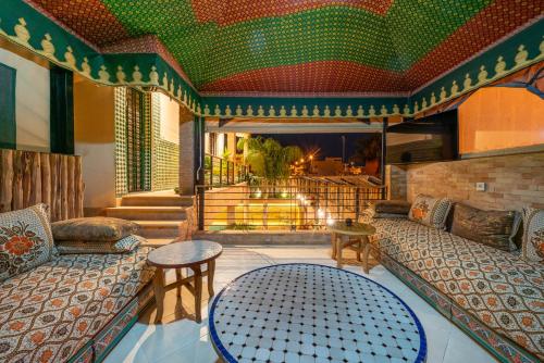 Bar/lounge, Riad Les Nuits De Fes in Fes Bar/lounge, Riad Les Nuits De Fes in Fes