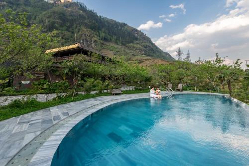 Uitzicht, SIN CHAI ECOLODGE near Fansipan Mountain Uitzicht, SIN CHAI ECOLODGE near Fansipan Mountain