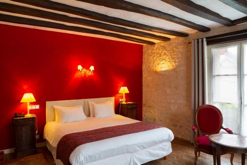 Habitación, Hotel Grand Monarque in Azay-le-Rideau Habitación, Hotel Grand Monarque in Azay-le-Rideau