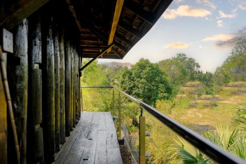 Balcony/terrace, Architect's Wooden Hideaway Villa +1500m² Private Garden in Koh Dach Balcony/terrace, Architect's Wooden Hideaway Villa +1500m² Private Garden in Koh Dach