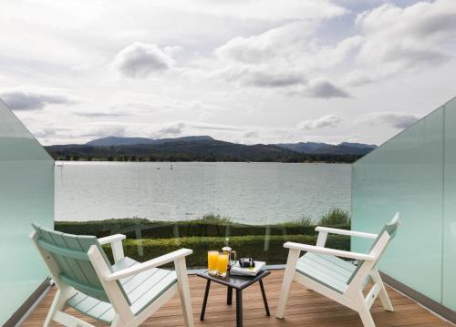 Balcony/terrace, Low Wood Bay Hotel in Windermere Balcony/terrace, Low Wood Bay Hotel in Windermere