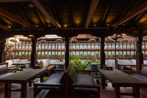 Restaurant, Vajra Guest House in Bhaktapur Restaurant, Vajra Guest House in Bhaktapur