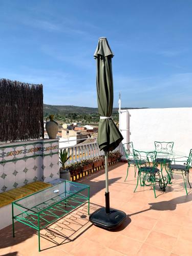 Erkély/terasz, Sunny attic with views in L'Olleria in L'Olleria Erkély/terasz, Sunny attic with views in L'Olleria in L'Olleria