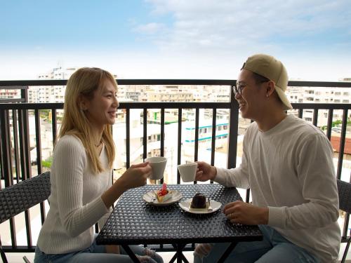 Balcony/terrace, HOTEL Y'RISE TO URASOE in Urasoe Balcony/terrace, HOTEL Y'RISE TO URASOE in Urasoe