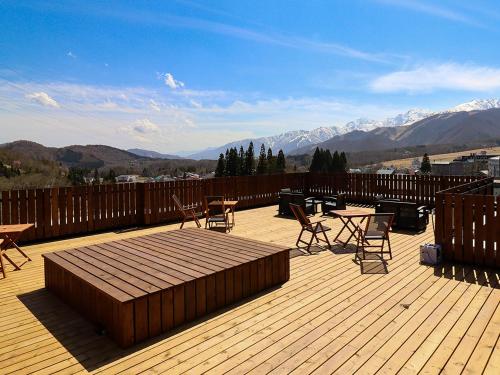 Balcony/terrace, Apprising hotels GranJam Tsugaike in Otari Balcony/terrace, Apprising hotels GranJam Tsugaike in Otari