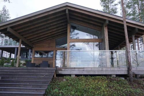 Exterior view, Luxury guesthouse, beachfront sauna in Vaajakoski Exterior view, Luxury guesthouse, beachfront sauna in Vaajakoski