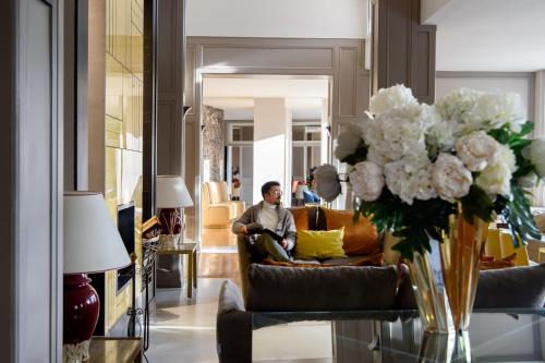 Vestíbulo, Silva Hotel Splendid in Fiuggi Vestíbulo, Silva Hotel Splendid in Fiuggi