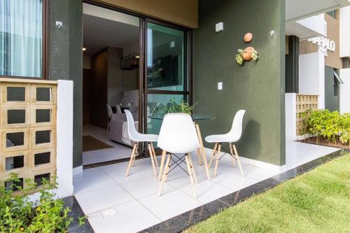 balcon/terrasse, Mana Beach Experience Muro Alto - #B16 por Carpediem in Porto De Galinhas balcon/terrasse, Mana Beach Experience Muro Alto - #B16 por Carpediem in Porto De Galinhas