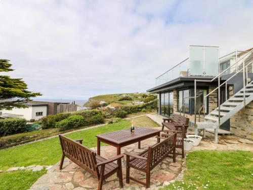 المنظر الخارجي, Little Trelawns in Mawgan Porth المنظر الخارجي, Little Trelawns in Mawgan Porth
