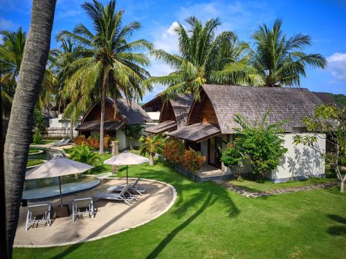 Garden, The Club Villas Lombok in Sekotong Garden, The Club Villas Lombok in Sekotong
