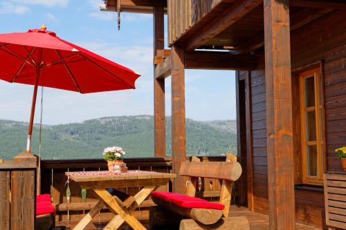 Balcony/terrace, Ferienhaus Hirschkopf in Mauth Balcony/terrace, Ferienhaus Hirschkopf in Mauth