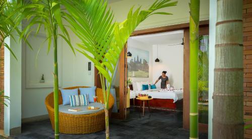 Balkon/teras, Bopha Wat Bo Residence in Siem Reap Balkon/teras, Bopha Wat Bo Residence in Siem Reap
