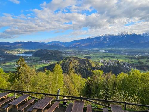 ทัศนียภาพ, Koča na Taležu (Koca na Talezu) in ริบโน ทัศนียภาพ, Koča na Taležu (Koca na Talezu) in ริบโน
