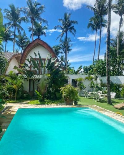 Swimming pool, Tropical Temple Siargao Resort in Siargao Island Swimming pool, Tropical Temple Siargao Resort in Siargao Island