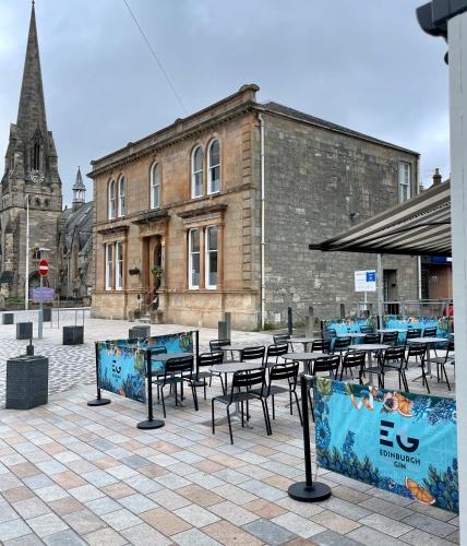 Erkély/terasz, Rooms Above Sugar Boat in Helensburgh Erkély/terasz, Rooms Above Sugar Boat in Helensburgh