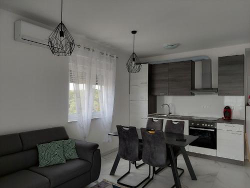 Konyha, Penthouse Dream Look in Rogoznica Konyha, Penthouse Dream Look in Rogoznica