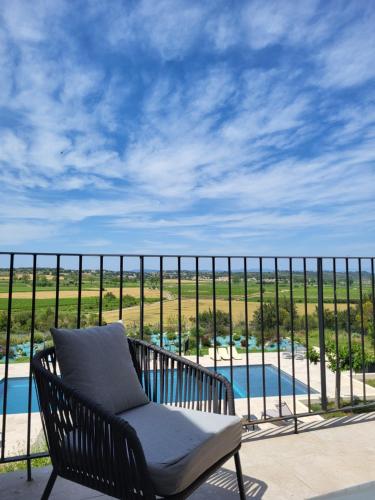 Erkély/terasz, Domaine de l'Envolée (Domaine de l'Envolee) in Tourbes Erkély/terasz, Domaine de l'Envolée (Domaine de l'Envolee) in Tourbes