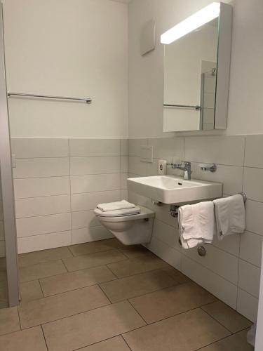 ห้องน้ำ, Hotel Swiss Bellevue in ครอยส์ลิงเงน ห้องน้ำ, Hotel Swiss Bellevue in ครอยส์ลิงเงน