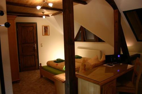 This photo about Die Radler - Scheune Finsterbergen shared on HyHotel.com