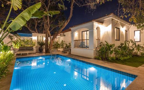 Garden, Mediterranean Luxury 3BHK Villa Private Pool & Garden in Anjuna Garden, Mediterranean Luxury 3BHK Villa Private Pool & Garden in Anjuna