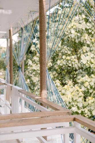 Balcony/terrace, Happiness Hostel Siargao in Siargao Island Balcony/terrace, Happiness Hostel Siargao in Siargao Island