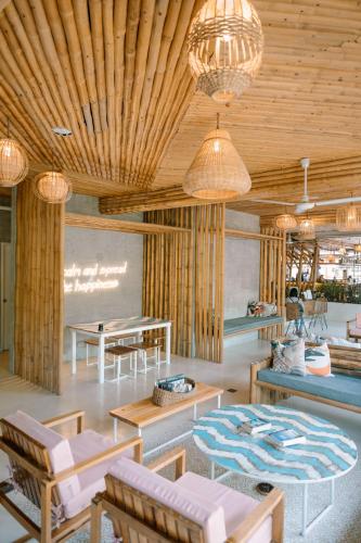 Shared lounge/TV area, Happiness Hostel Siargao in Siargao Island Shared lounge/TV area, Happiness Hostel Siargao in Siargao Island