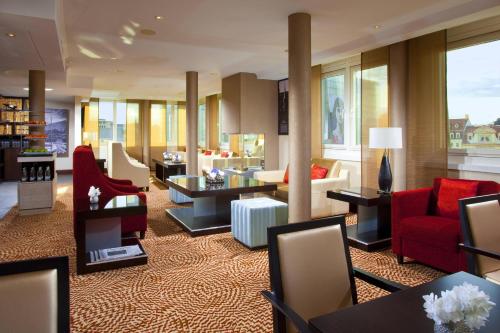 Bar/lounge, Leipzig Marriott Hotel in Leipzig Bar/lounge, Leipzig Marriott Hotel in Leipzig