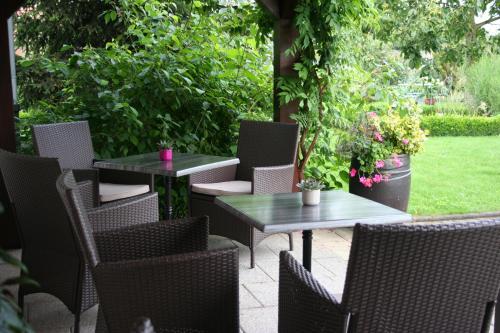 Erkély/terasz, Au Relais de l'Ill in Sermersheim Erkély/terasz, Au Relais de l'Ill in Sermersheim