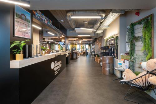 Lobby, Auberge Jeunesse Charleroi Youth Hostel in Charleroi Lobby, Auberge Jeunesse Charleroi Youth Hostel in Charleroi