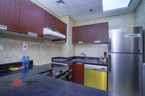 Kitchen, Alashrafia Saray- Superior 1BR apartment in Sport City near Dubai Sports City Kitchen, Alashrafia Saray- Superior 1BR apartment in Sport City near Dubai Sports City