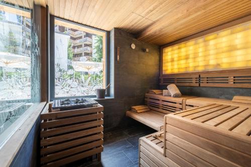 Сауна, Hôtel de Verbier SUP (Hotel de Verbier SUP) in Бань Сауна, Hôtel de Verbier SUP (Hotel de Verbier SUP) in Бань