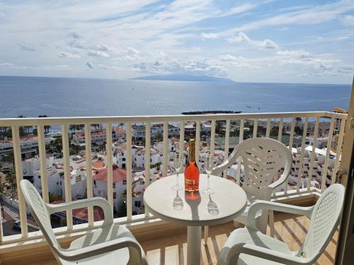 Amazing view over the ocean in Playa de Las Americas