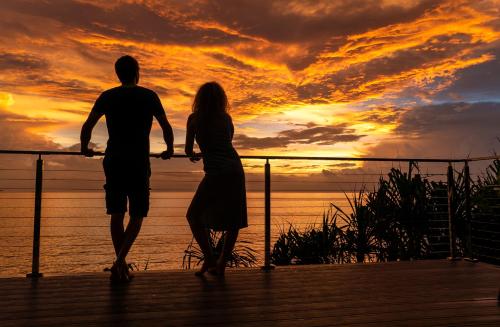 Udsigt, Swell Lodge's Luxury Eco-Chalet #1 in Christmas Island Udsigt, Swell Lodge's Luxury Eco-Chalet #1 in Christmas Island