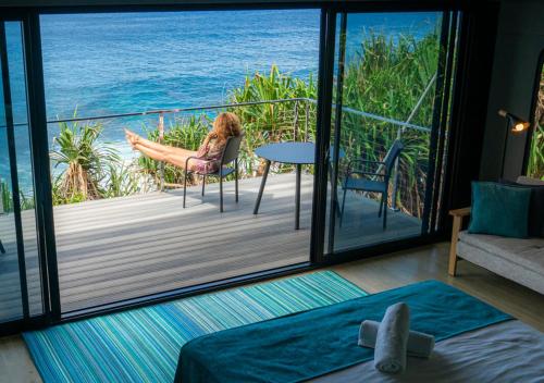 Udsigt, Swell Lodge's Luxury Eco-Chalet #1 in Christmas Island Udsigt, Swell Lodge's Luxury Eco-Chalet #1 in Christmas Island